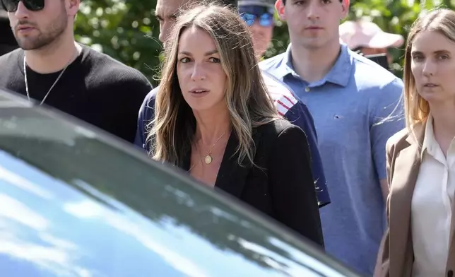 Karen Read arrives at Norfolk Superior Court, Thursday, June 27, 2024, in Dedham, Mass. Read is on trial, accused of killing her boyfriend Boston police officer John O'Keefe, in 2022. The jury began deliberations in the trial Tuesday. (AP Photo/Steven Senne)