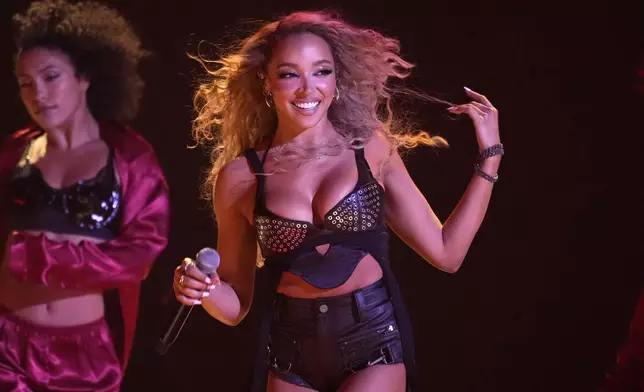 Tinashe performs during the BET Awards on Sunday, June 30, 2024, at the Peacock Theater in Los Angeles. (AP Photo/Chris Pizzello)