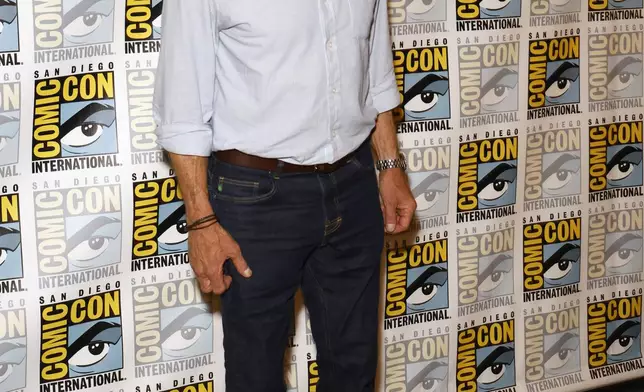 Harrison Ford attends a press line for Marvel Studios during Comic-Con International on Saturday, July 27, 2024, in San Diego. (Photo by Christy Radecic/Invision/AP)