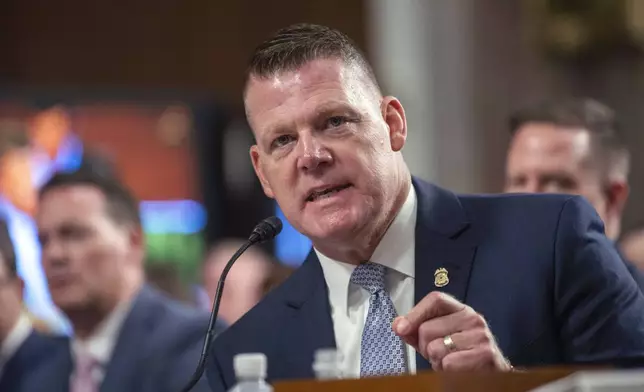 U.S. Secret Service Acting Director Ronald Rowe, testifies before a Joint Senate Committee on Homeland Security and Governmental Affairs and Senate Committee on the Judiciary hearing examining the security failures leading to the assassination attempt on Republican presidential candidate former President Donald Trump, Tuesday, July 30, 2024 in Washington. (AP Photo/Kevin Wolf)