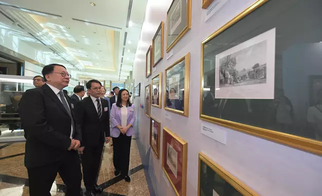 CS attends opening ceremony of 60th Anniversary of Establishment of China-France Diplomatic Relations - Evolving Cities: Beijing &amp; Paris exhibition (with photos/video) Source: HKSAR Government Press Releases