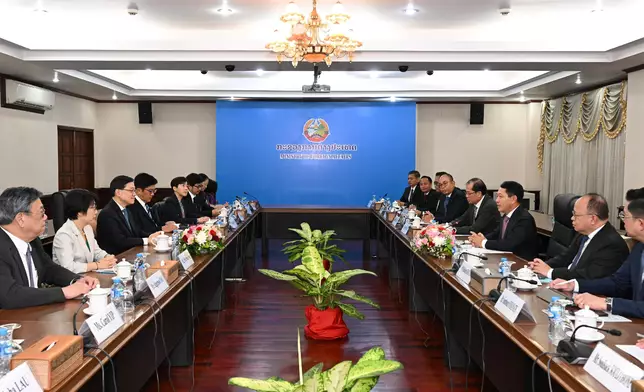 CE continues visit in Laos Source: HKSAR Government Press Releases