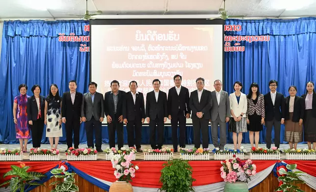 CE continues visit in Laos Source: HKSAR Government Press Releases