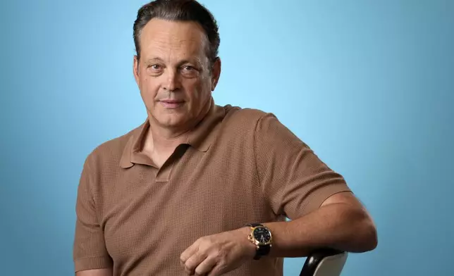 Vince Vaughn, a cast member and executive producer of the Apple TV+ series "Bad Monkey," poses for a portrait at the Four Seasons Hotel, Tuesday, Aug. 6, 2024, in Los Angeles. (AP Photo/Chris Pizzello)