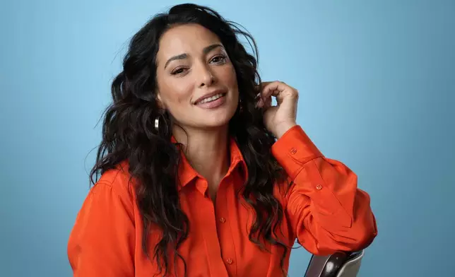 Natalie Martinez, a cast member in the Apple TV+ series "Bad Monkey," poses for a portrait at the Four Seasons Hotel, Tuesday, Aug. 6, 2024, in Los Angeles. (AP Photo/Chris Pizzello)