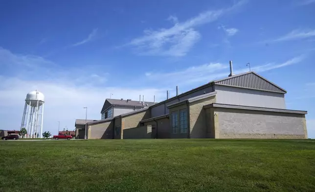 A high-containment laboratory building is seen at the National Animal Disease Center in Ames, Iowa, on Wednesday, Aug. 7, 2024. (AP Photo/Charlie Neibergall)