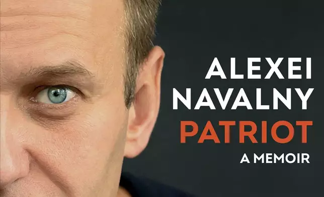 This cover image released by Knopf shows "Patriot" a memoir by Alexei Navalny. (Knopf via AP)