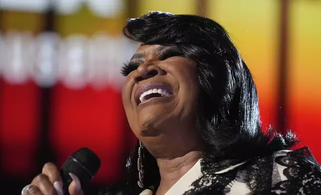 Patti LaBelle performs during the Democratic National Convention Tuesday, Aug. 20, 2024, in Chicago. (AP Photo/Erin Hooley)