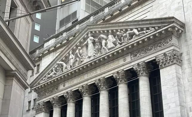 FILE - The New York Stock Exchange is shown on Aug. 27, 2024, in New York. (AP Photo/Peter Morgan, File)