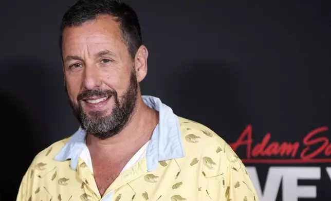 Adam Sandler attends the "Adam Sandler: Love You" premiere at The Plaza on Tuesday, Aug. 20, 2024, in New York. (Photo by Charles Sykes/Invision/AP)