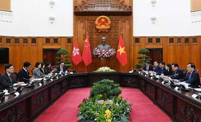 CE meets President and Deputy Prime Minister of Vietnam in Vietnam Source: HKSAR Government Press Releases