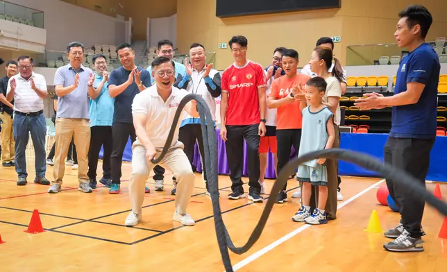 CE takes part in Sport For All Day 2024 to encourage public to exercise (with photos/video) Source: HKSAR Government Press Releases