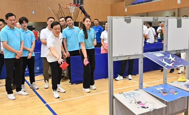 CE takes part in Sport For All Day 2024 to encourage public to exercise (with photos/video) Source: HKSAR Government Press Releases