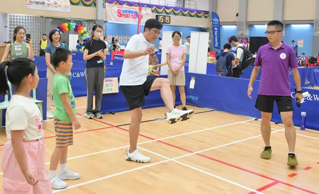 CE takes part in Sport For All Day 2024 to encourage public to exercise (with photos/video) Source: HKSAR Government Press Releases