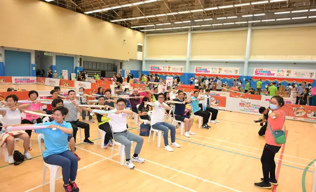 CE takes part in Sport For All Day 2024 to encourage public to exercise (with photos/video) Source: HKSAR Government Press Releases