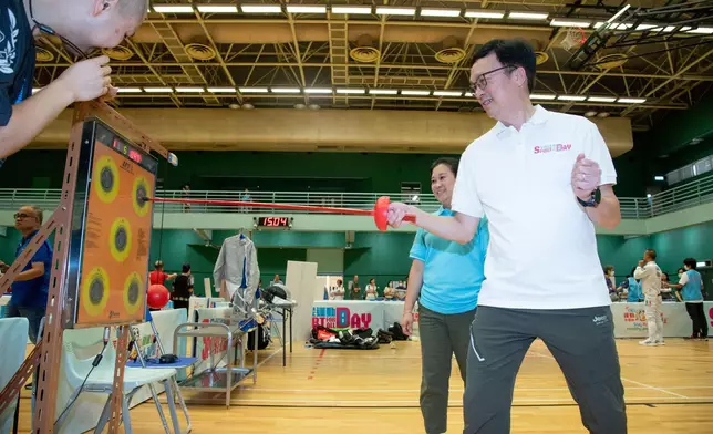 CE takes part in Sport For All Day 2024 to encourage public to exercise (with photos/video) Source: HKSAR Government Press Releases