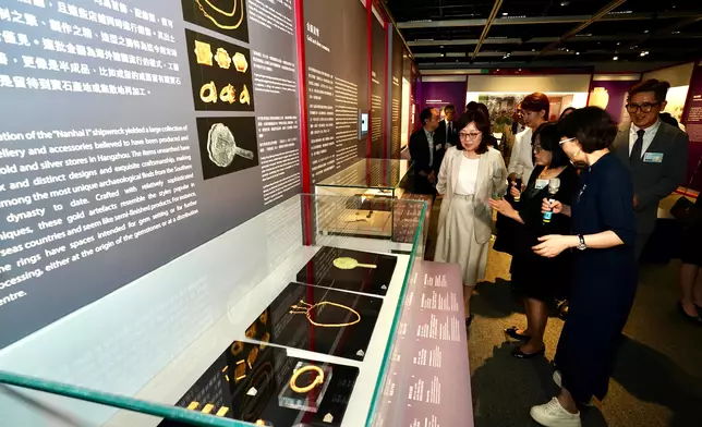 "Launch from Greater Bay Area: Nanhai I Shipwreck and the Maritime Silk Road" exhibition opens  Source: HKSAR Government Press Releases