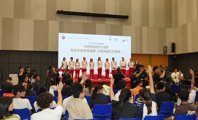 2024 Paris Olympic Games Mainland Olympians delegation continues to meet with different sectors  Source: HKSAR Government Press Releases