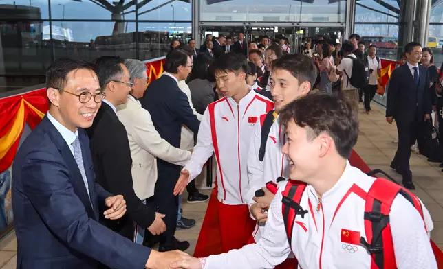 2024 Paris Olympic Games Mainland Olympians delegation continues to meet with different sectors  Source: HKSAR Government Press Releases