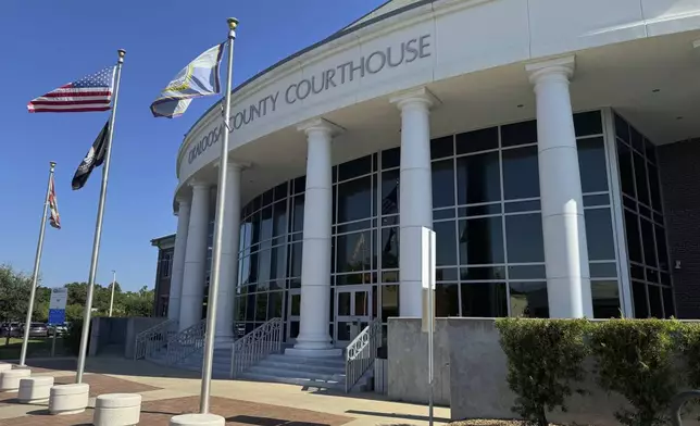 The Okaloosa County Courthouse is seen Friday, Aug. 23, 2024, in Crestview, Fla. (AP Photo/Kate Payne)