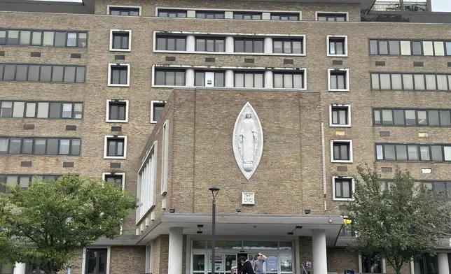 Carney Hospital is seen in Boston, Tuesday, Aug. 20, 2024. (AP Photo/Nick Perry)