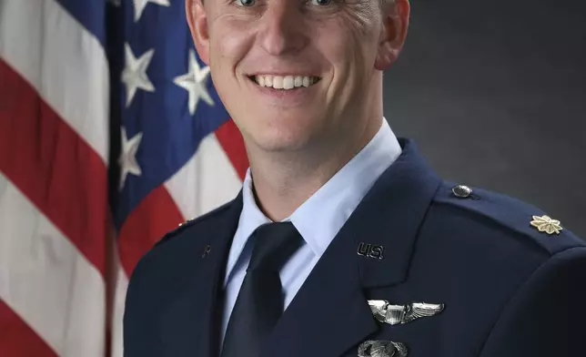 This undated photo released by U.S. Air Force Special Operations Command Public Affairs Office, shows U.S. Air Force Maj. Luke A. Unrath. (U.S. Air Force Special Operations Command Public Affairs Office via AP)