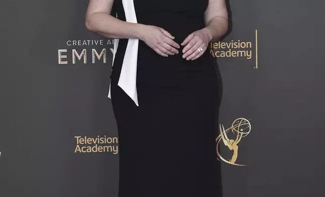 Allison Tolman attends night two of the Creative Arts Emmy Awards on Sunday, Sept. 8, 2024, in Los Angeles. (Photo by Richard Shotwell/Invision/AP)