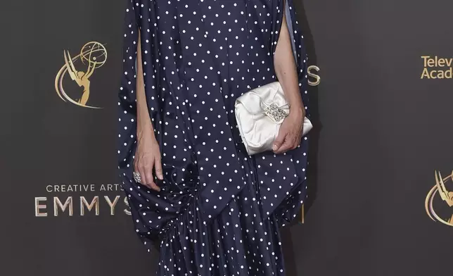 Sarah Paulson attends night two of the Creative Arts Emmy Awards on Sunday, Sept. 8, 2024, in Los Angeles. (Photo by Richard Shotwell/Invision/AP)