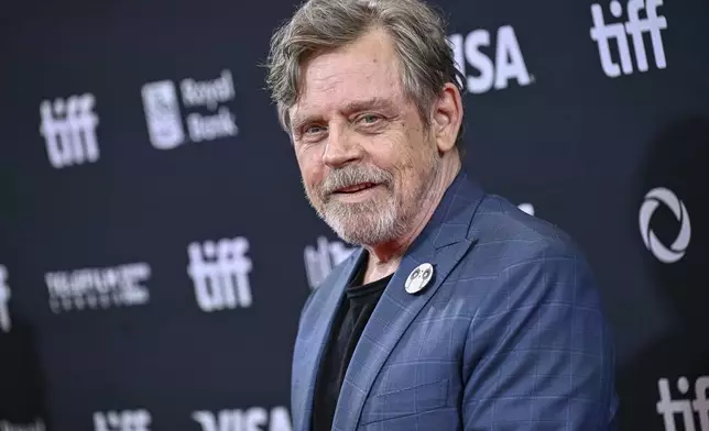 Mark Hamill attends the premiere of "Wild Robot" at Roy Thomson Hall during the Toronto International Film Festival on Sunday, Sept. 8, 2024, in Toronto. (Photo by Evan Agostini/Invision/AP)