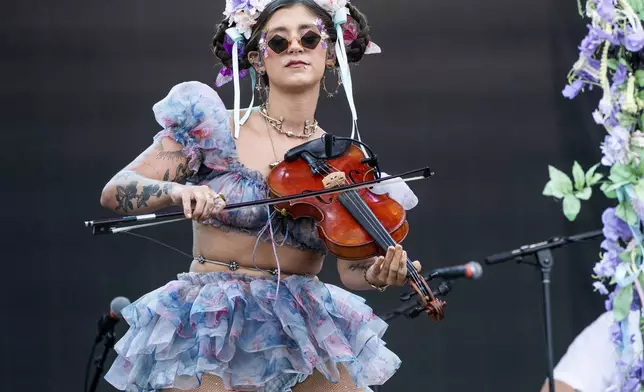 Sierra Ferrell performs during Bourbon and Beyond music festival on Saturday, Sept. 21, 2024, at the Kentucky Exposition Center in Louisville, Ky. (Photo by Amy Harris/Invision/AP)