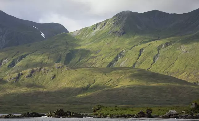 This 2017 image provided by the U.S. Fish &amp; Wildlife Service shows the island of Attu in Alaska, one of the uninhabited islands where the U.S. Fish and Wildlife Service aims to study the potential for rat eradication efforts. (Lisa Hupp/U.S. Fish &amp; Wildlife Service via AP)