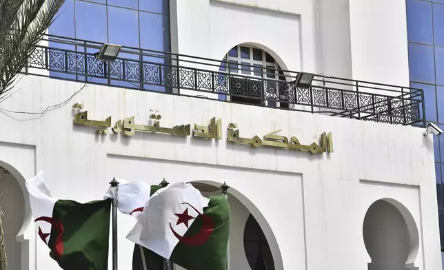 Algeria's constitutional court, in the capital Agiers, Saturday, Sept. 14, 2024. (AP Photo/Fateh Guidoum)