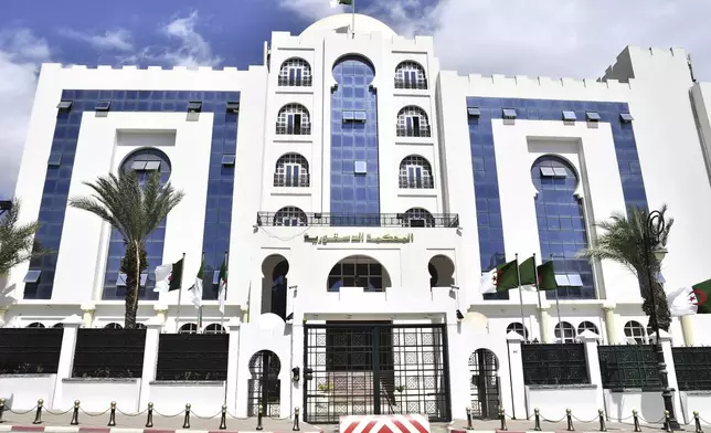 Algeria's constitutional court, in the capital Agiers, Saturday, Sept. 14, 2024. (AP Photo/Fateh Guidoum)