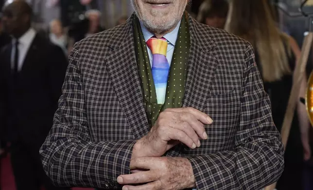 Ian McKellen, poses for photographers upon arrival at the European Premiere of the The Critic, in London, Monday, Sept. 2, 2024. (AP Photo/Alberto Pezzali)