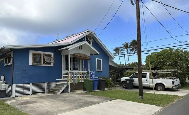 The house of Ryan Routh is seen in Kaaawa, Hawaii, Sunday, Sept. 15, 2024. Routh is in police custody in connection with the apparent assassination attempt of Republican presidential nominee former President Donald Trump on Sunday in West Palm Beach, Fla. (AP Photo/Audrey McAvoy)