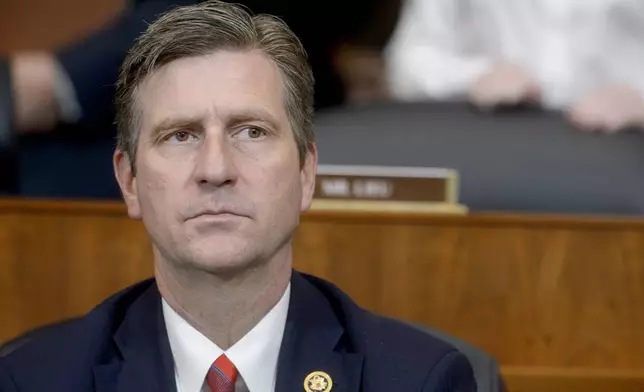 Rep. Greg Stanton, D-Ariz., attends a House Committee on Foreign Affairs hearing "An Assessment of the State Departments Withdrawal from Afghanistan by Americas Top Diplomat," on Capitol Hill, in Washington, Tuesday, Sept. 24, 2024. (AP Photo/Rod Lamkey, Jr.)