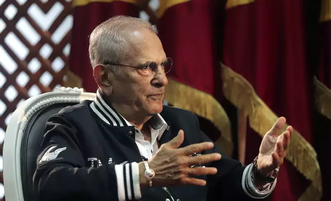 President of East Timor José Ramos-Horta speaks during an interview with The Associated Press at the Presidential Palace in Dili, East Timor, Wednesday, Sept. 4, 2024. (AP Photo/Firdia Lisnawati)