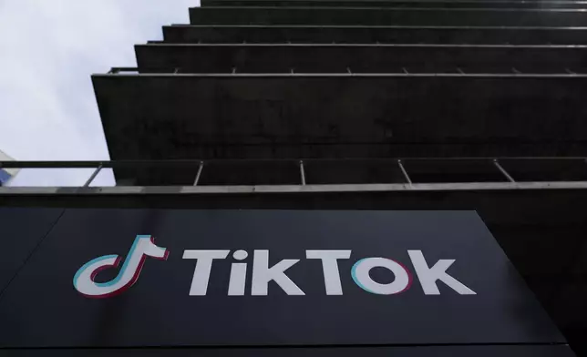 FILE - The TikTok Inc. building is seen in Culver City, Calif., on March 17, 2023. (AP Photo/Damian Dovarganes, File)