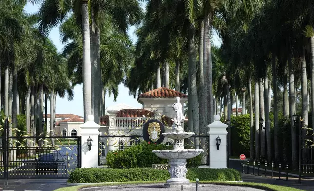 The Trump International Golf Club is shown after the apparent assassination attempt of Republican presidential nominee and former President Donald Trump Monday, Sept. 16, 2024, in West Palm Beach, Fla. (AP Photo/Lynne Sladky)