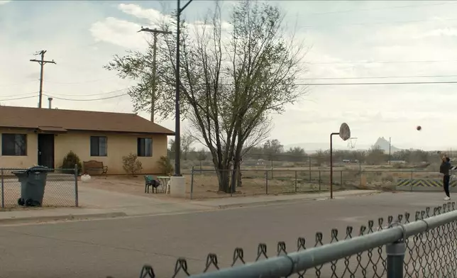 This image released by Netflix shows a scene from the film "Rez Ball." (Netflix via AP)
