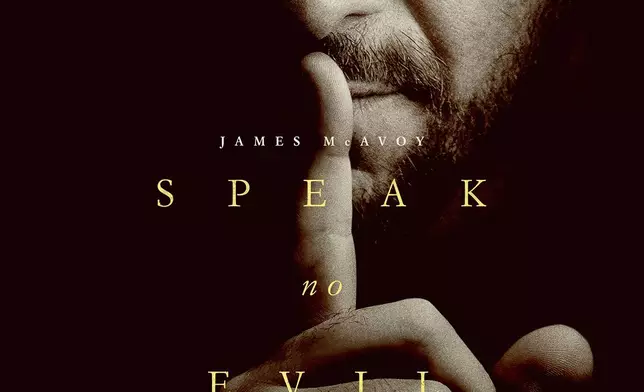 This image released by Universal Pictures shows promotional art for "Speak No Evil." (Universal Pictures via AP)