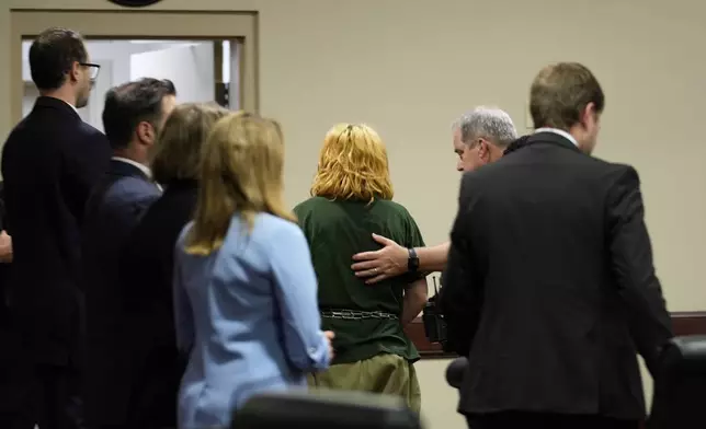 Colt Gray leaves the the Barrow County courthouse after his first appearance for the Wednesday shooting at Apalachee High School, Friday, Sept. 6, 2024, in Winder, Ga. (AP Photo/Brynn Anderson, Pool)