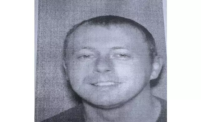 This image released by Kentucky’s London Police Department shows Joseph A. Couch, a person of interest in the Saturday, Sept. 7, 2024, shootings on Interstate 75 near London, Ky. (London Police Department via AP)