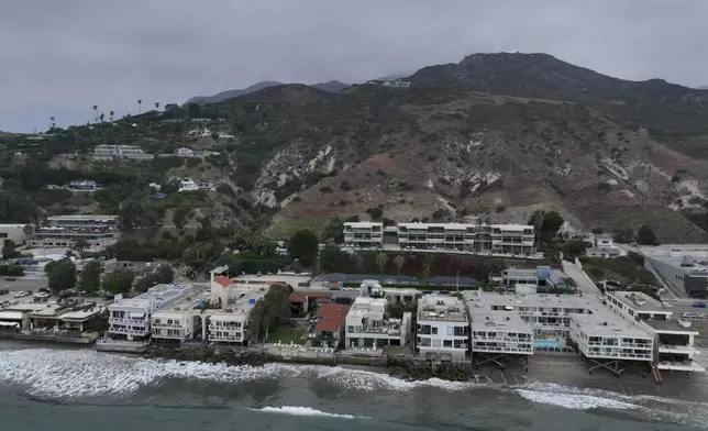 The Pacific coastline is shown Thursday, Sept. 12, 2024, in Malibu, Calif., following a 4.7 magnitude earthquake in the area. (AP Photo/Jae C. Hong)