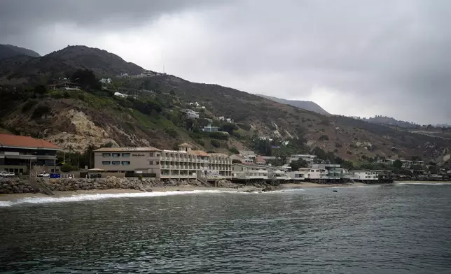 The Pacific coastline is shown Thursday, Sept. 12, 2024, in Malibu, Calif., following a 4.7 magnitude earthquake in the area. (AP Photo/Eric Thayer)