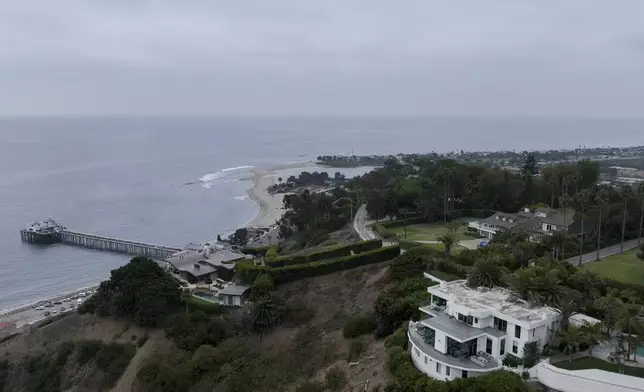 The Pacific coastline is shown Thursday, Sept. 12, 2024, in Malibu, Calif., following a 4.7 magnitude earthquake in the area. (AP Photo/Jae C. Hong)