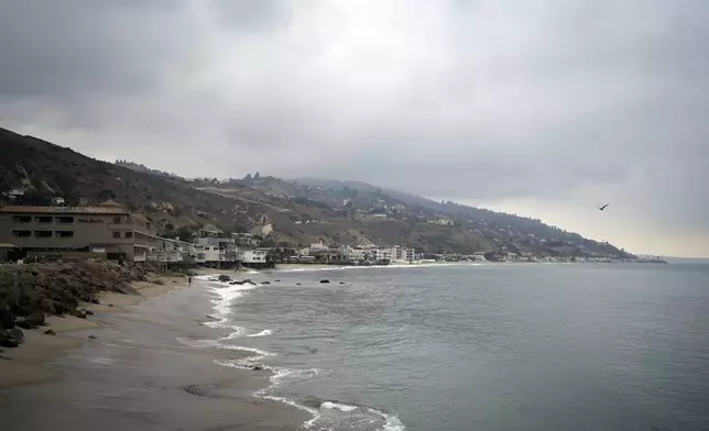 The Pacific coastline is shown Thursday, Sept. 12, 2024, in Malibu, Calif., following a 4.7 magnitude earthquake in the area. (AP Photo/Eric Thayer)