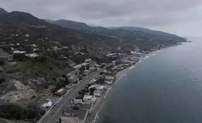 The Pacific coastline is shown Thursday, Sept. 12, 2024, in Malibu, Calif., following a 4.7 magnitude earthquake in the area. (AP Photo/Jae C. Hong)