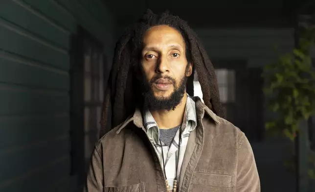 Julian Marley poses for a portrait on Sunday, Sept. 22, 2024, in New York. (Photo by Matt Licari/Invision/AP)