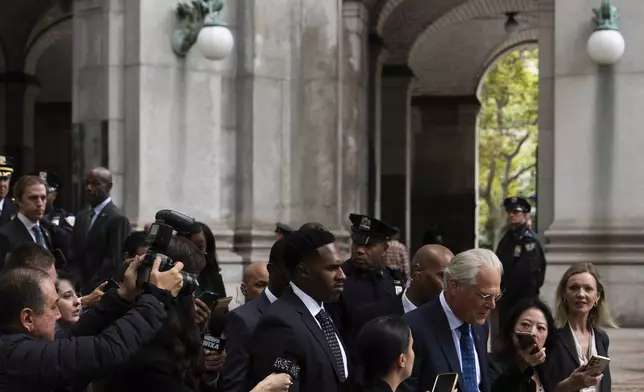 Bruce Altman films an episode of Law &amp; Order, Friday, Sept. 27, 2024, in New York. (AP Photo/Julia Demaree Nikhinson)